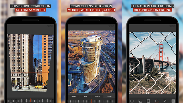 スマホ上で簡単に写真の傾き 歪みを補正できる Skrwt 今日のライフハックツール ライフハッカー 日本版