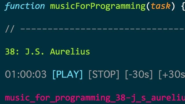 プログラマー向けの作業用BGMサイト「musicForProgramming」