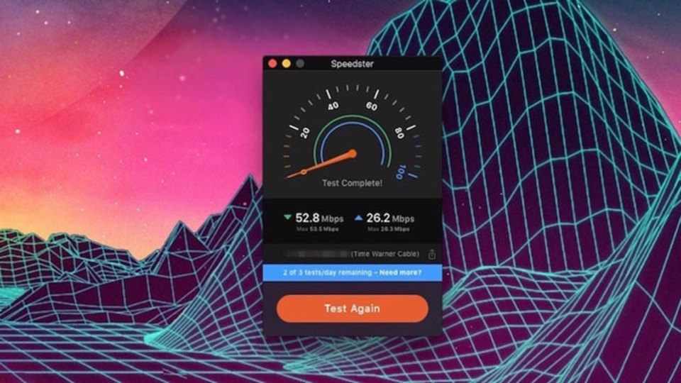 快適に回線速度を測れるアプリ『Speedster』