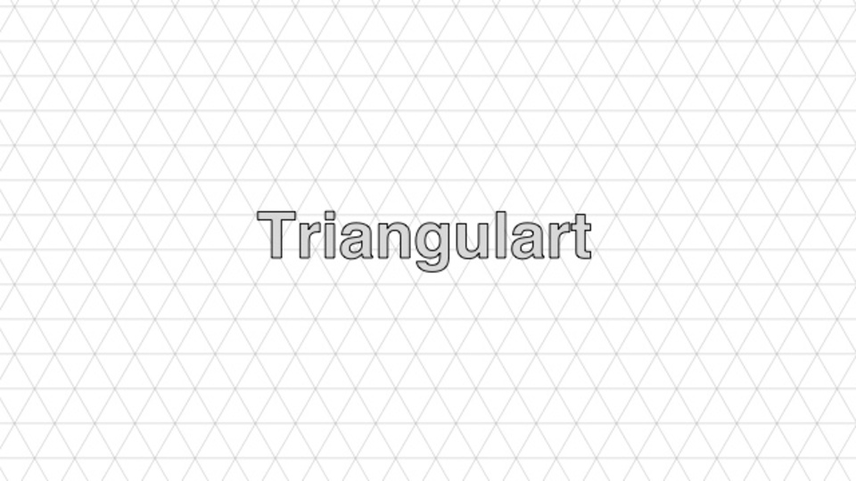 ブラウザ上でピクセルアートが楽しめるサイト「Triangulart」