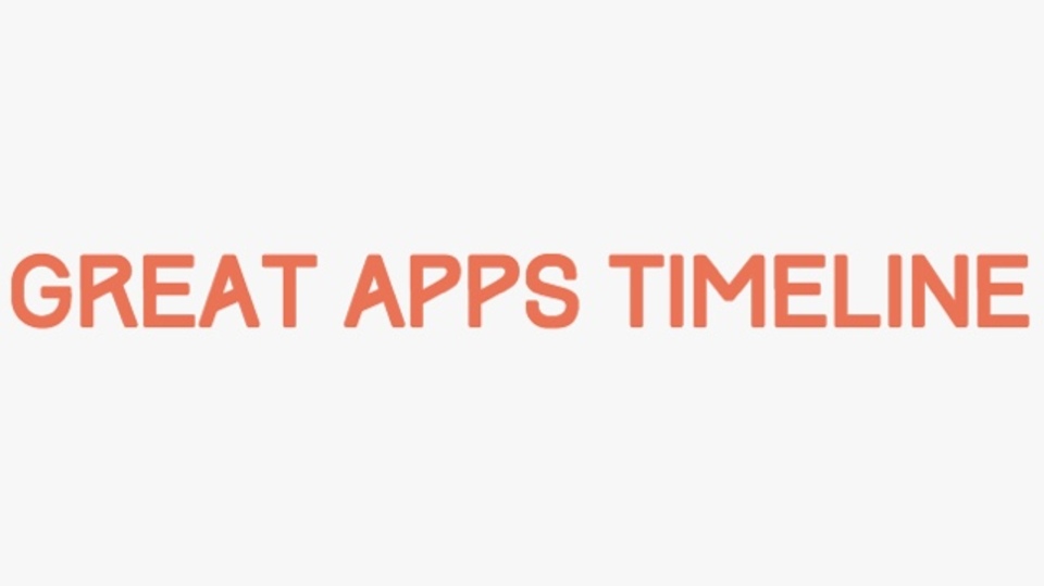有名アプリのUIを年代ごとに振り返られるサイト「Great Apps Timeline」
