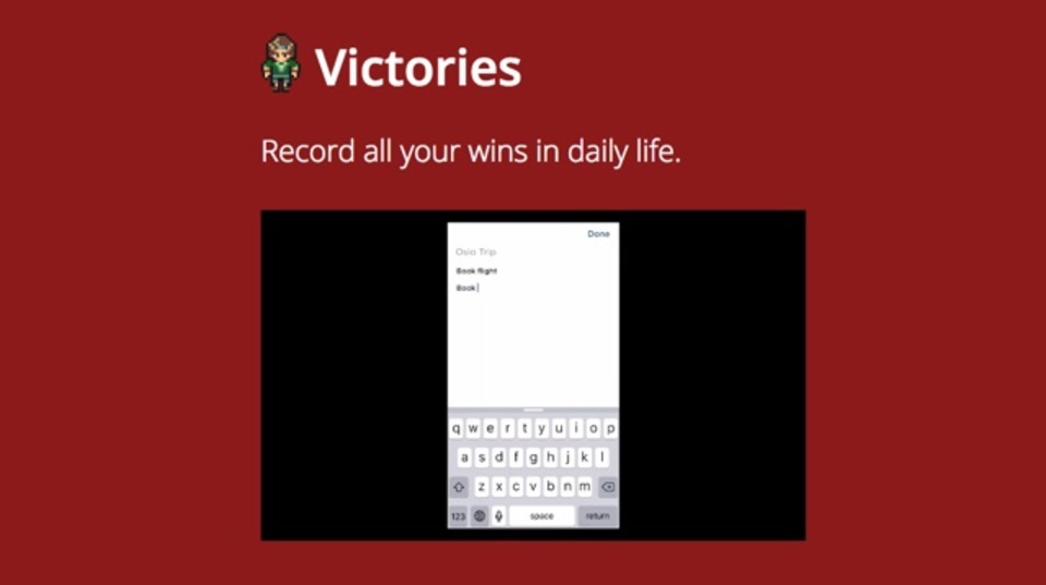 ToDoリストをバトルへ変換する『Victories』
