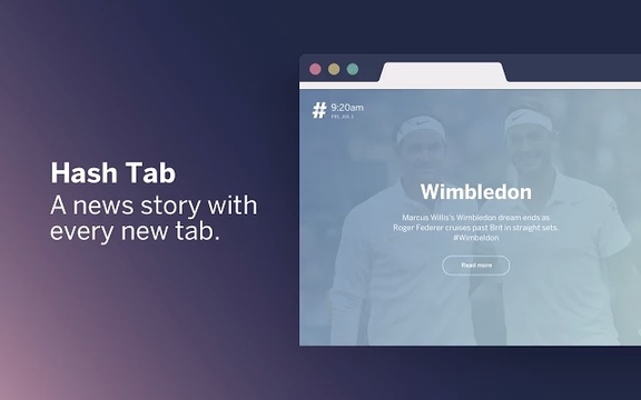 Google Chromeの新規タブでいま話題のニュースが確認できる拡張機能「Hash Tab」