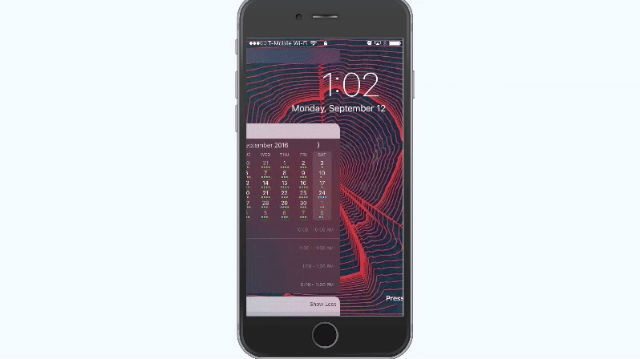 iOS 10の新しいロック画面の操作方法をマスターする
