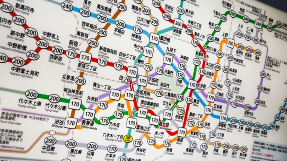 日本のすべての鉄道マップを収めたアプリ