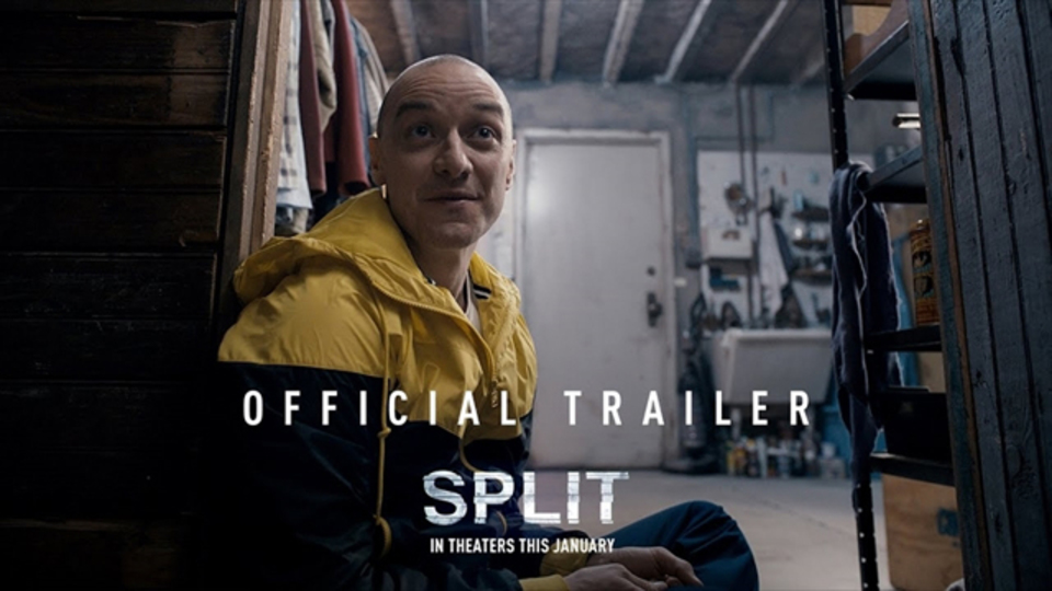 【予告編第2弾公開】ジェームズ・マカヴォイが23の多重人格者を演じるスリラー映画「スプリット」