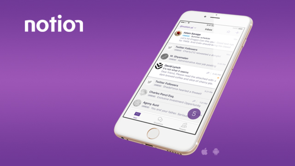 重要な要件だけにフォーカスできるメールアプリ『Notion』【今日のライフハックツール】