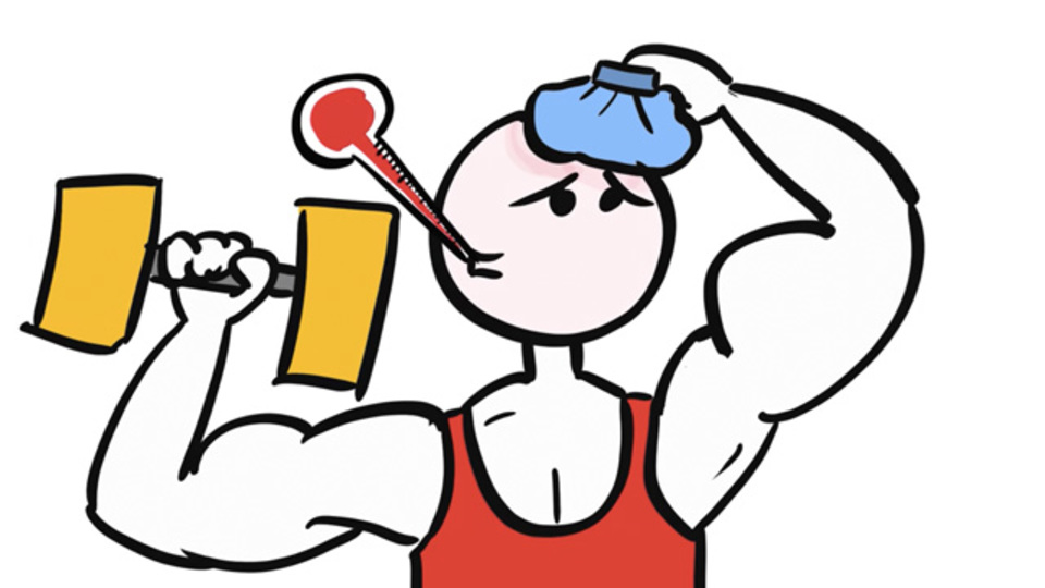 体調が悪いときエクササイズしていいかどうかの見極め方
