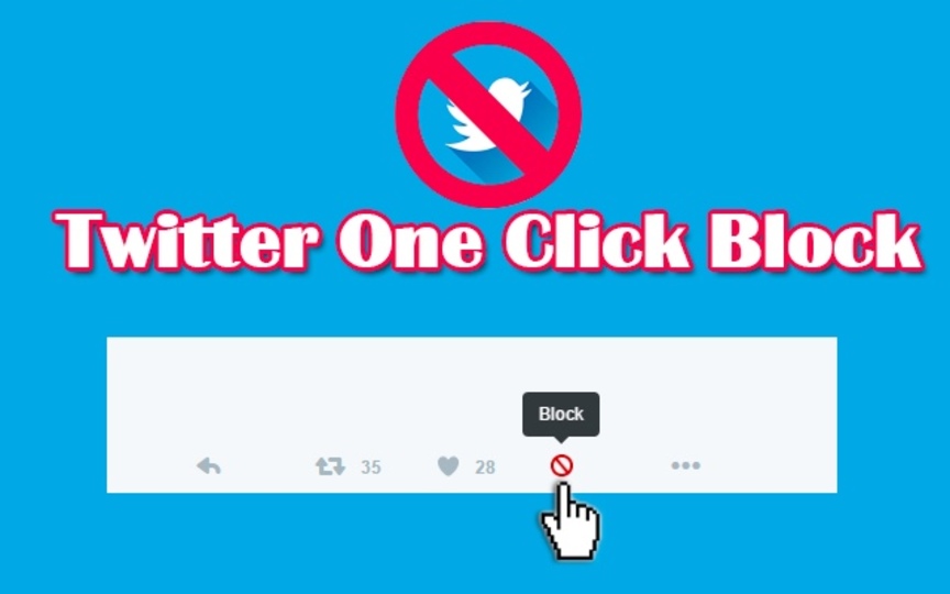 Twitterの各ツイートにユーザブロック機能を追加できる拡張機能「Twitter One Click Block」