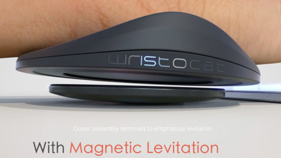 腱鞘炎を防ぐ。磁気の力で手首の負担を軽減する「Wristocat」