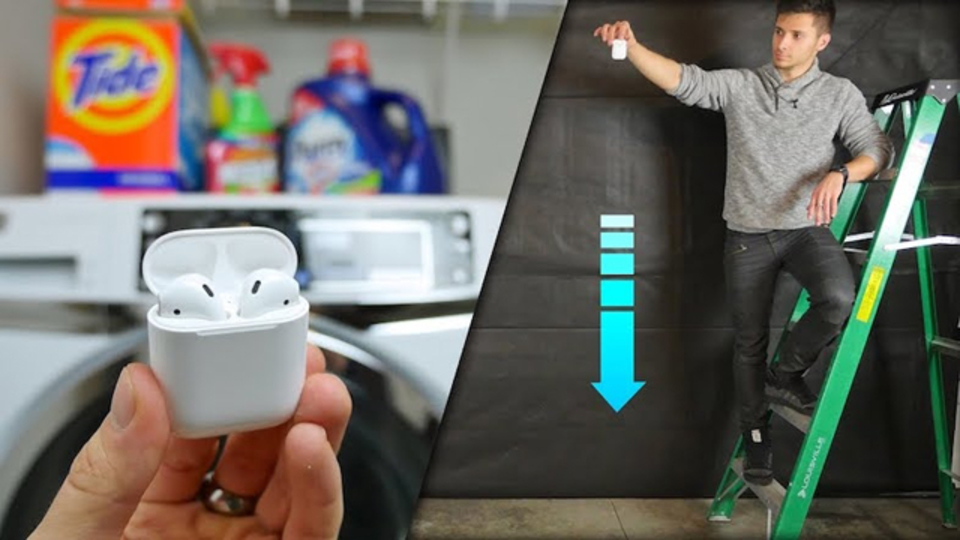 AirPodsの「耐久性」を試した動画