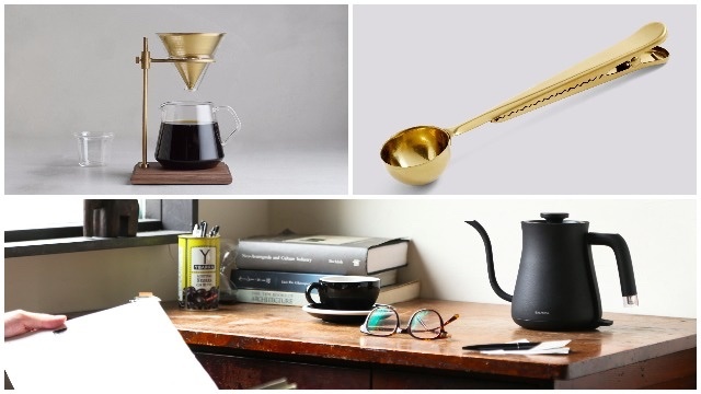 ハンドドリップの時間と所作を楽しむ、こだわりのコーヒー・アイテム3品