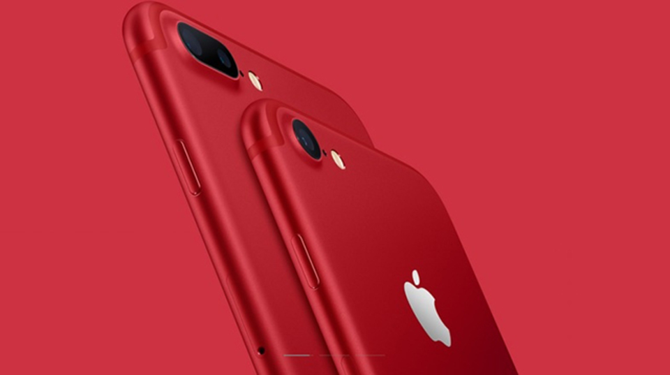 iPhone 7にレッドが登場