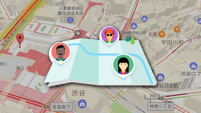 現在地や到着時間を「Googleマップ」で共有する方法