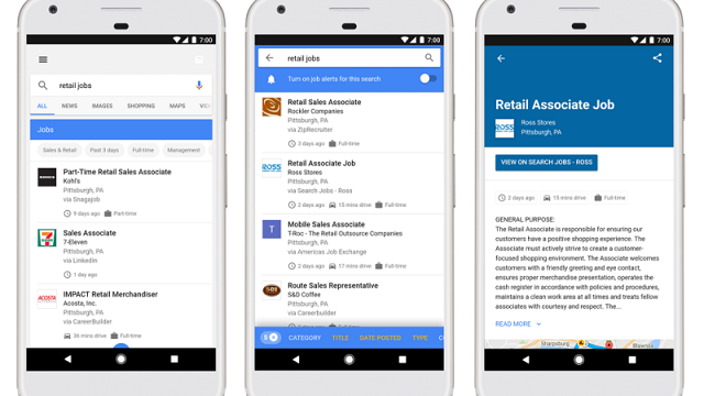 「Google for Jobs」を使って就活時間を節約