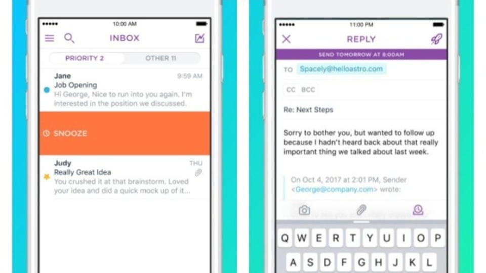 人工知能で受信トレイを管理するアプリ『Astro』