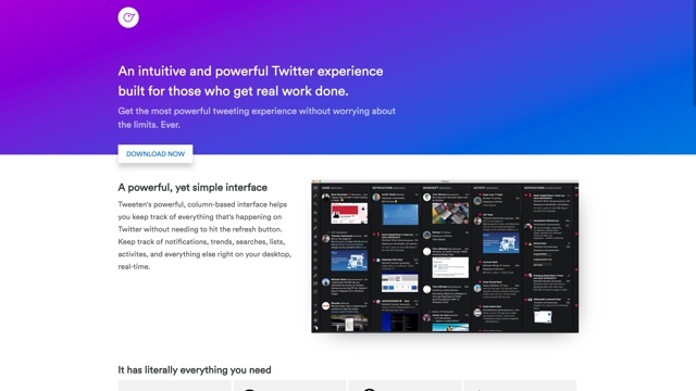 TweetDeck風の直感的でパワフルなTwitterクライアント「Tweeten」