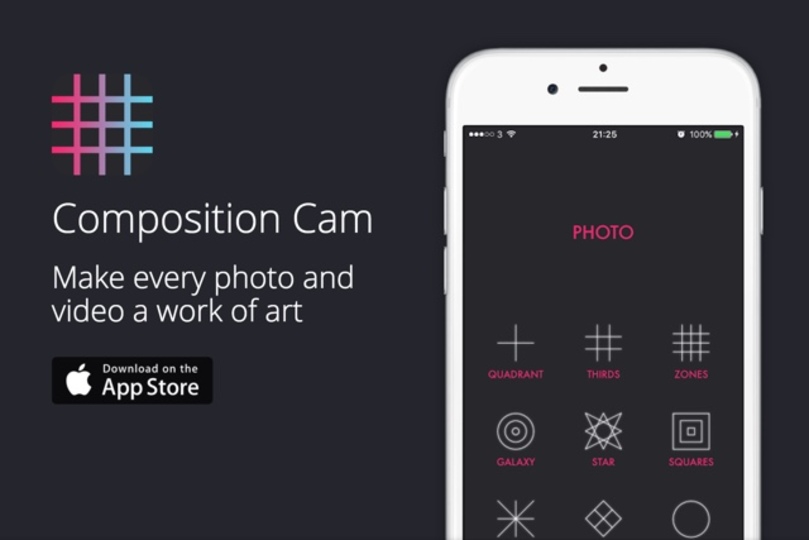 さまざまな構図の撮影が簡単になる「Composition Cam」