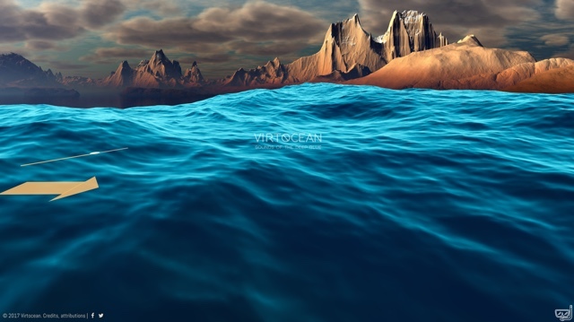 海に潜ったような気分が味わえるサイト「VirtOcean」