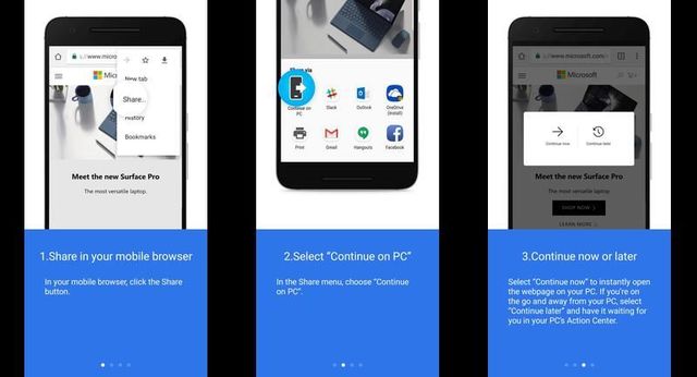 スマートフォンからPCへウェブページを瞬時に送る方法