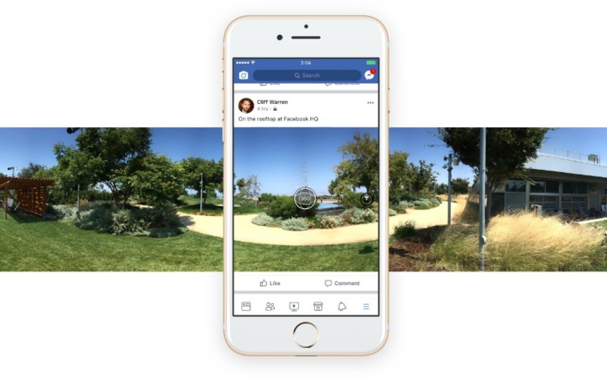 Facebookで手軽に360度写真を撮ってシェアできるようになりました!