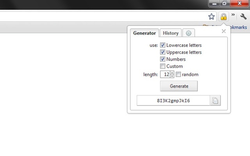 『Strong Password Generator』解読されにくいパスワードを自動生成する拡張機能