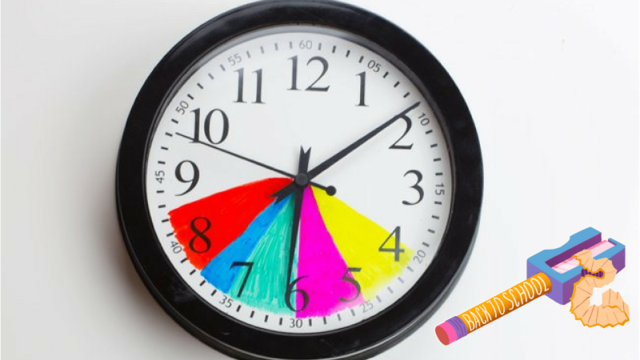 子どもの時間管理に効果的な「色分け壁時計」を作ってみましょう