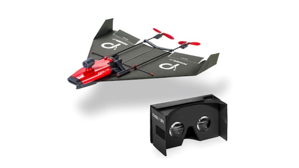 クラウドファンディングのプロジェクトが残り1日! 紙飛行機ドローン「PowerUp」