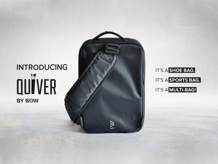 通勤、通学、スポーツに!多機能バッグ「Quiver」が資金調達を開始