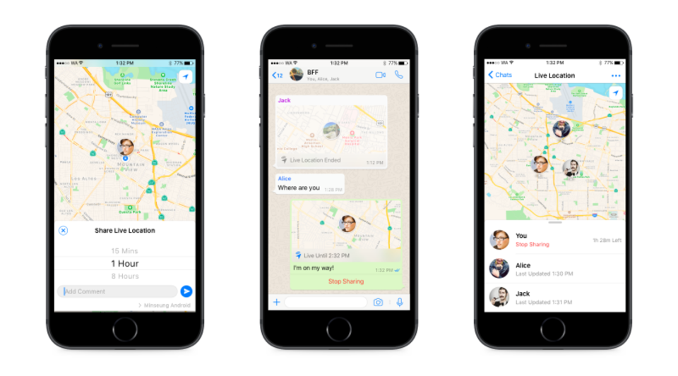 Google MapsやMessengerで現在地情報を共有する方法