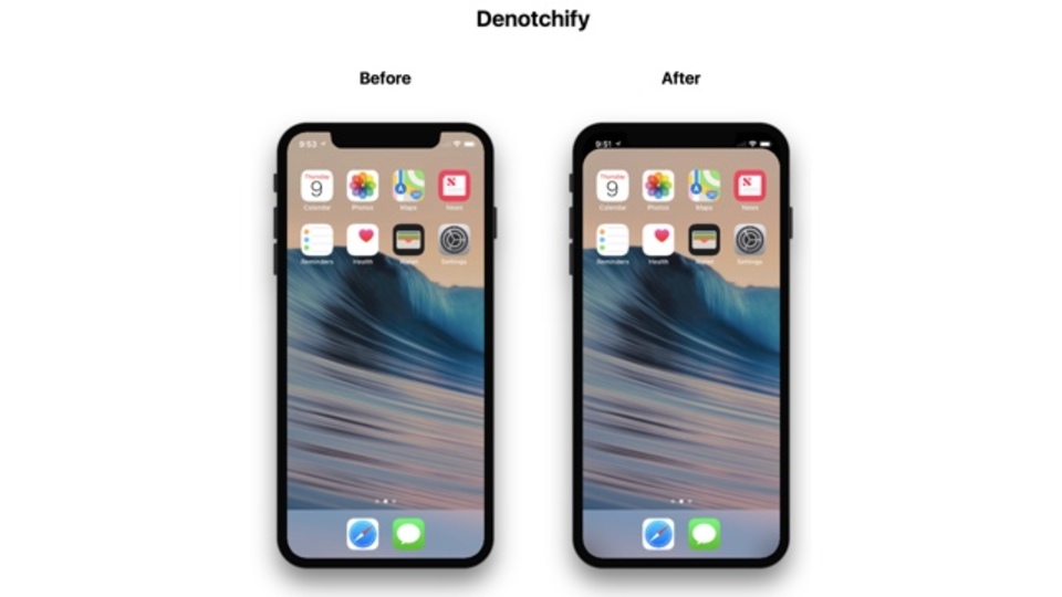 Iphone Xのノッチ部分を丸くする壁紙を作成できるサイト Denotchify ライフハッカー 日本版