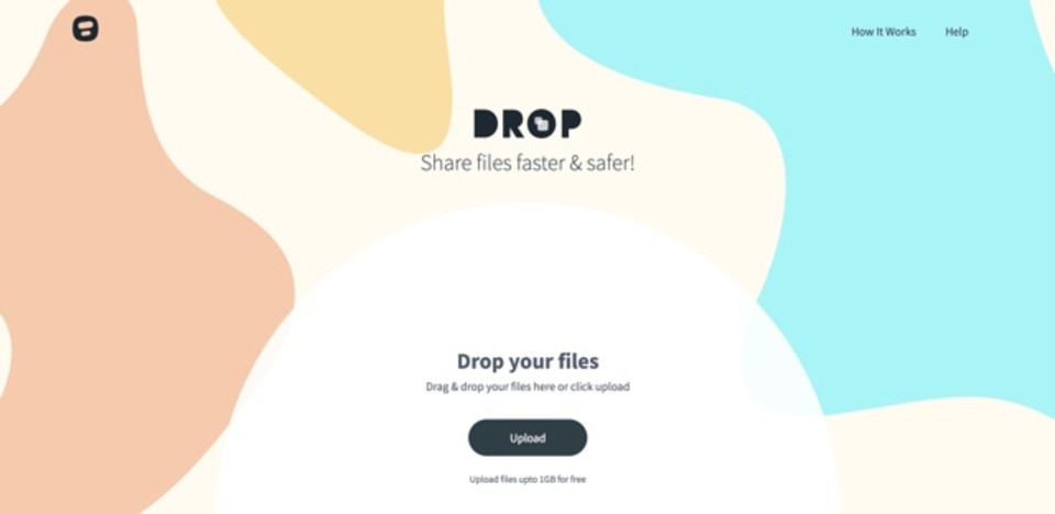 安全で手軽に1GBのファイルを共有できるサイト「DROP」