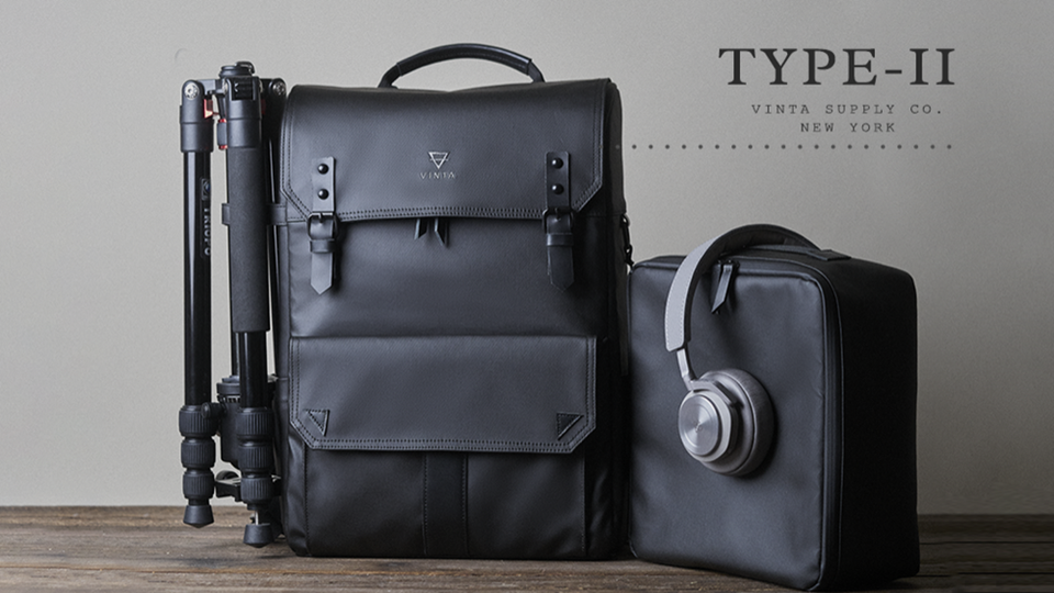 日常使いから旅行まで幅広く使えるスタイリッシュなバックパック「Type II 」がキャンペーンを開始