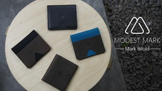 カードやお札を入れても厚くならない極薄財布「Mark Bifold」がキャンペーンを開始