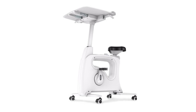 座り仕事をしながらワークアウトができるエクササイズマシーン「FlexiSpot V9」