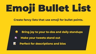 絵文字を使ったリストを作成してくれるサイト「Emoji Bullet List」