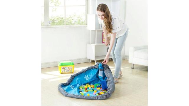 ブロックを踏んづける痛みにサヨナラ。大量のオモチャを一瞬で片づけます