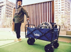 【読者限定で20%オフ！】BBQで荷物運び担当のあなたへ。100kgに耐える折りたたみ式キャリーカートを使ってみない？