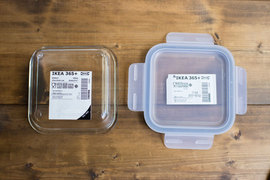 フタ別売り、オーブンで使えてそのままお皿にも。IKEAのコスパ最強タッパー