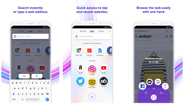 直感的でスムーズ。片手で操作できるOperaの新ブラウザ「One Touch」がリリース