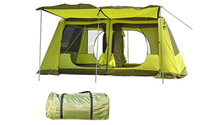 アウトドア、広〜いテントでゆったりしたい！ リビングとベッドルームにわけて使える｢2ルームテント｣