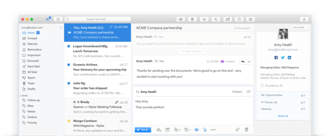 あえて使いたい便利さ、デスクトップベースのメールソフト「Mailspring」