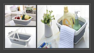 アウトドアやキッチンで大活躍！ 1/3のサイズで収納できてスッキリです