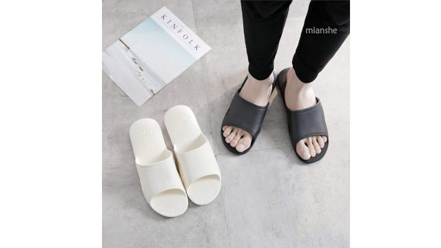 丸洗いできるスリッパ、履き心地バツグンで夏にピッタリだ〜