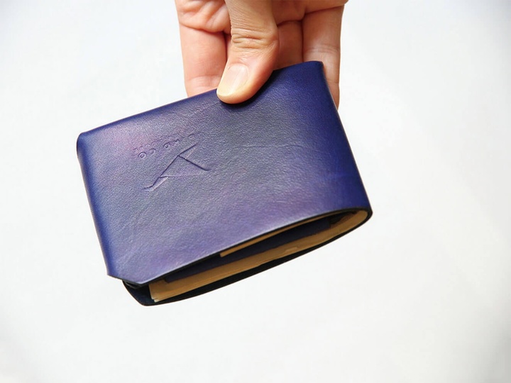 たった1枚の革で作られたユニークなレザー財布「Origami Wallet」がキャンペーン開始