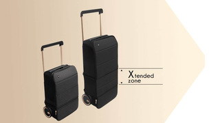 伸び縮みする本体で1.5倍の大容量に。指紋認証ロックつきスマートスーツケース【今日のライフハックツール】