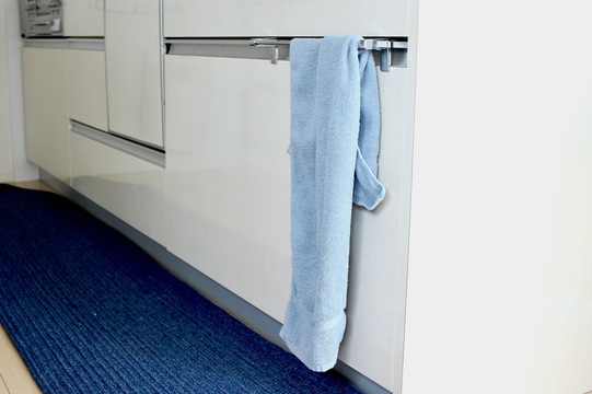 あのストレスから解放。ニトリの丸いハンドタオル