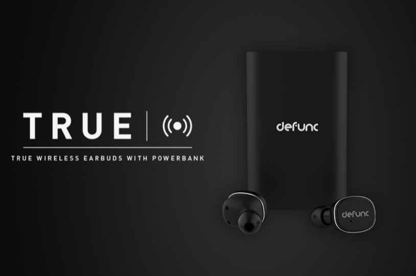 残り3日!北欧の新鋭ブランドDefuncのモバイルバッテリー付き完全ワイヤレスイヤホン「TRUE」