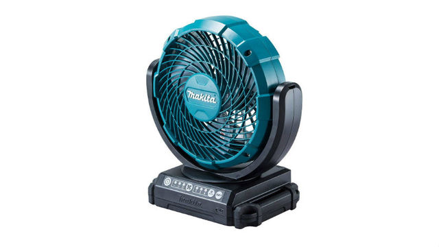コンパクトで大風量。持ち運びもできるマキタの「充電式ファン」