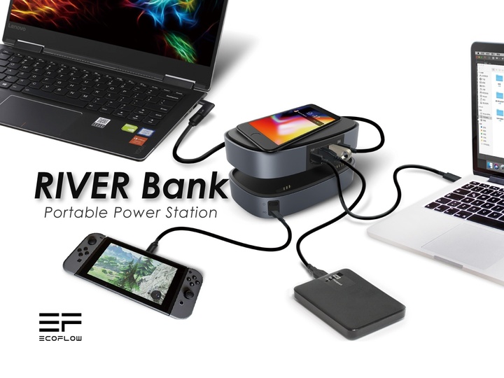 充電維持はなんと6カ月間!ビジネスから防災グッズにも最適な機能満載モバイルバッテリー「RIVER Bank」